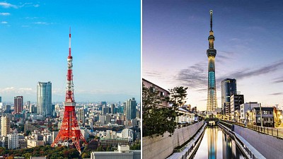 Bạn Có Phân Biệt Được Tháp Tokyo Và Tokyo Skytree Khi Tới Nhật Bản Không? Bạn Có Phân Biệt Được Tháp Tokyo Và Tokyo Skytree Khi Tới Nhật Bản Không?