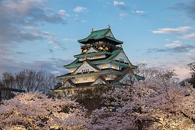 Lâu Đài Osaka Nhật Bản - Lâu đài Hạc Trắng Lâu Đài Osaka Nhật Bản - Lâu đài Hạc Trắng