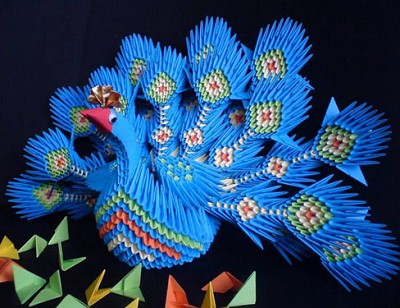 Origami tinh tế sắc xảo tới từng đường nét Origami tinh tế sắc xảo tới từng đường nét