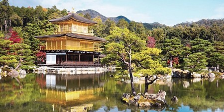 Chùa Vàng Kinkakuji ở Nhật Bản